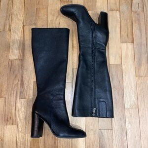 Kenneth Cole Black Heeled Boots